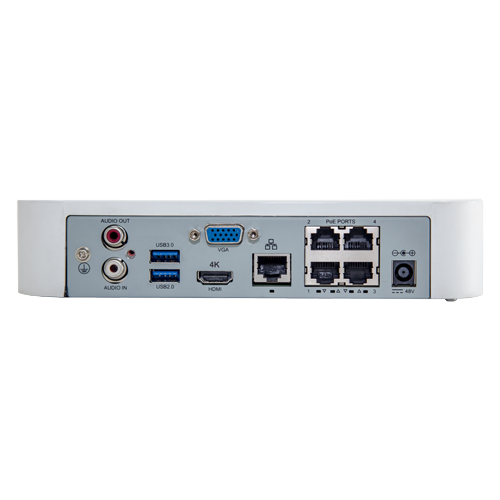 NVR seria Easy, 4 canale 8MP + 4 porturi Long PoE, H.265 Ultra - UNV NVR301-04LS3-P4 - imagine 3