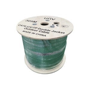 Cablu UTP DE EXTERIOR, cat 6E, CUPRU 100%, tambur 305 metri - UNV CAB-LC3110B-E-IN
