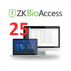 Licenta ZKBioAcces pentru 25 usi si 4000 utilizatori - Zkteco ZKBioAccess-25