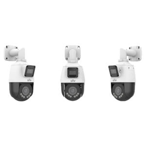 Camera IP PTZ 4X, Dual-Lens, 2x2MP, IR 50M, Audio, VCA, Lighthunter - UNV IPC9312LFW-AF28-2X4