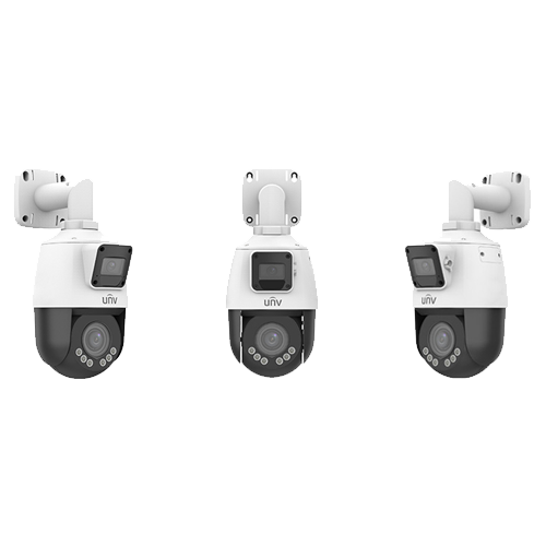 Camera IP PTZ 4X, Dual-Lens, 2x2MP, IR 50M, Audio, VCA, Lighthunter - UNV IPC9312LFW-AF28-2X4