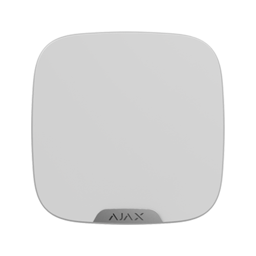 Sirena de exterior, wireless, alb, personalizare logo - AJAX StreetSirenLogo(W)-20337