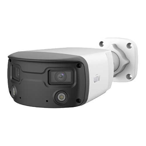 Camera IP seria Colorhunter 4MP, WhiteLight30m, Audio, Alarm, double lens, PoE, IP 67, IK10 - UNV IPC2K24SE-ADF40KMC-WL-I0 - imagine 3