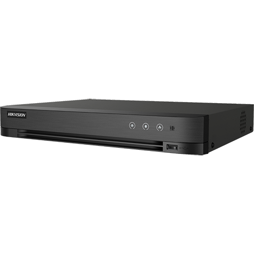 AcuSense - DVR 4 ch., 8MP, audio over coaxial, PoC, Analiza video, Alarma - HIKVISION iDS-7204HUHI-M1-P