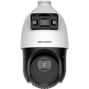 TandemVu, DarkFighter si ColorVu - camera IP, 4MP, lentila 2.8mm SI 4.8~72mm, 15X, WL 30m, IR 100m, Audio, Alarma, PoE+, IP66 - HIKVISION DS-2SE4C415MWG-E14F0
