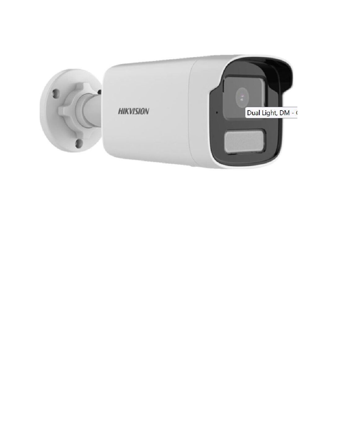 Dual Light - Camera IP, 8MP, lentila 4.0mm, IR 50m, WL 50m, Mic, PoE - HIKVISION DS-2CD1T83G2-LIUF-4mm